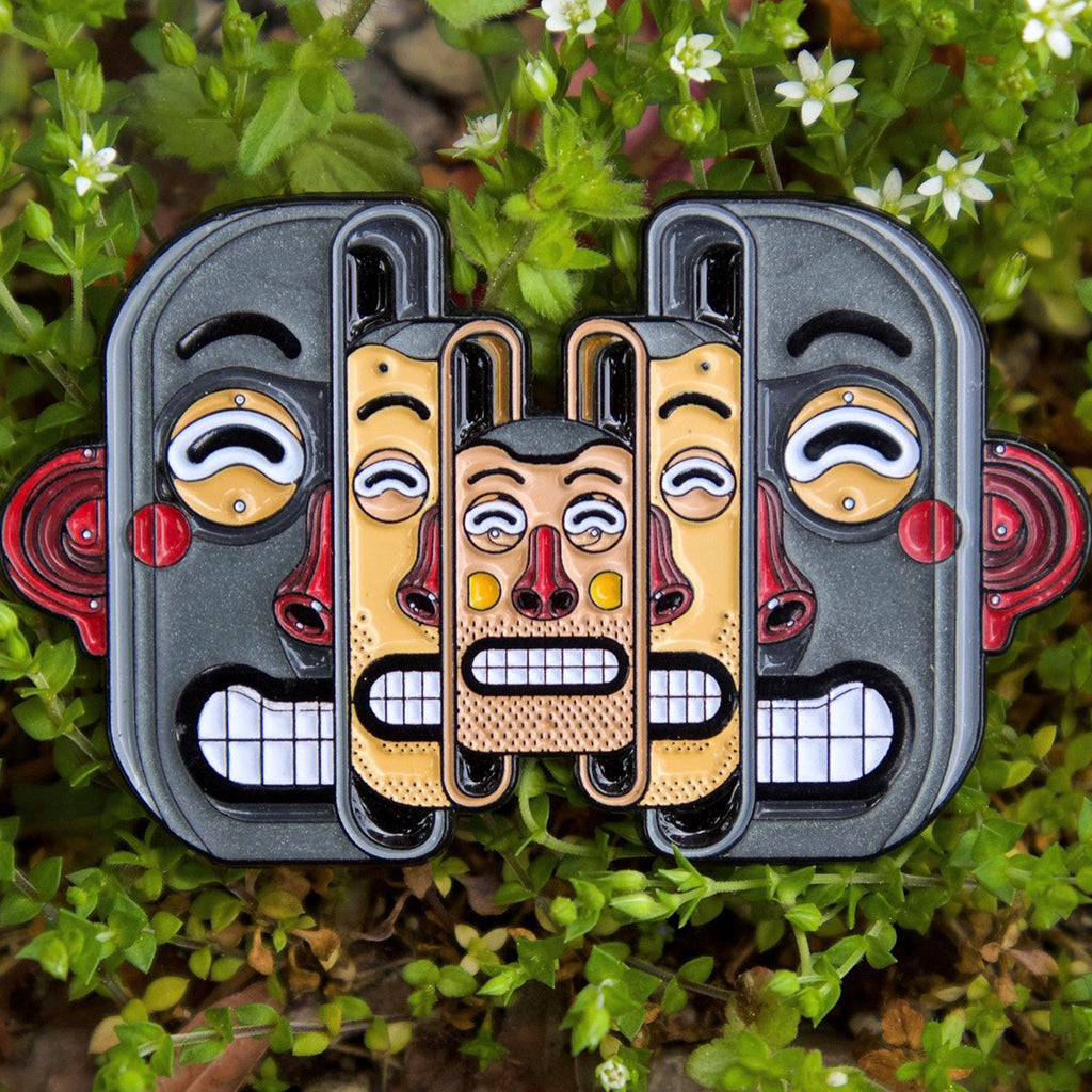 Face Off Augmented Reality Pin x Mister Thoms